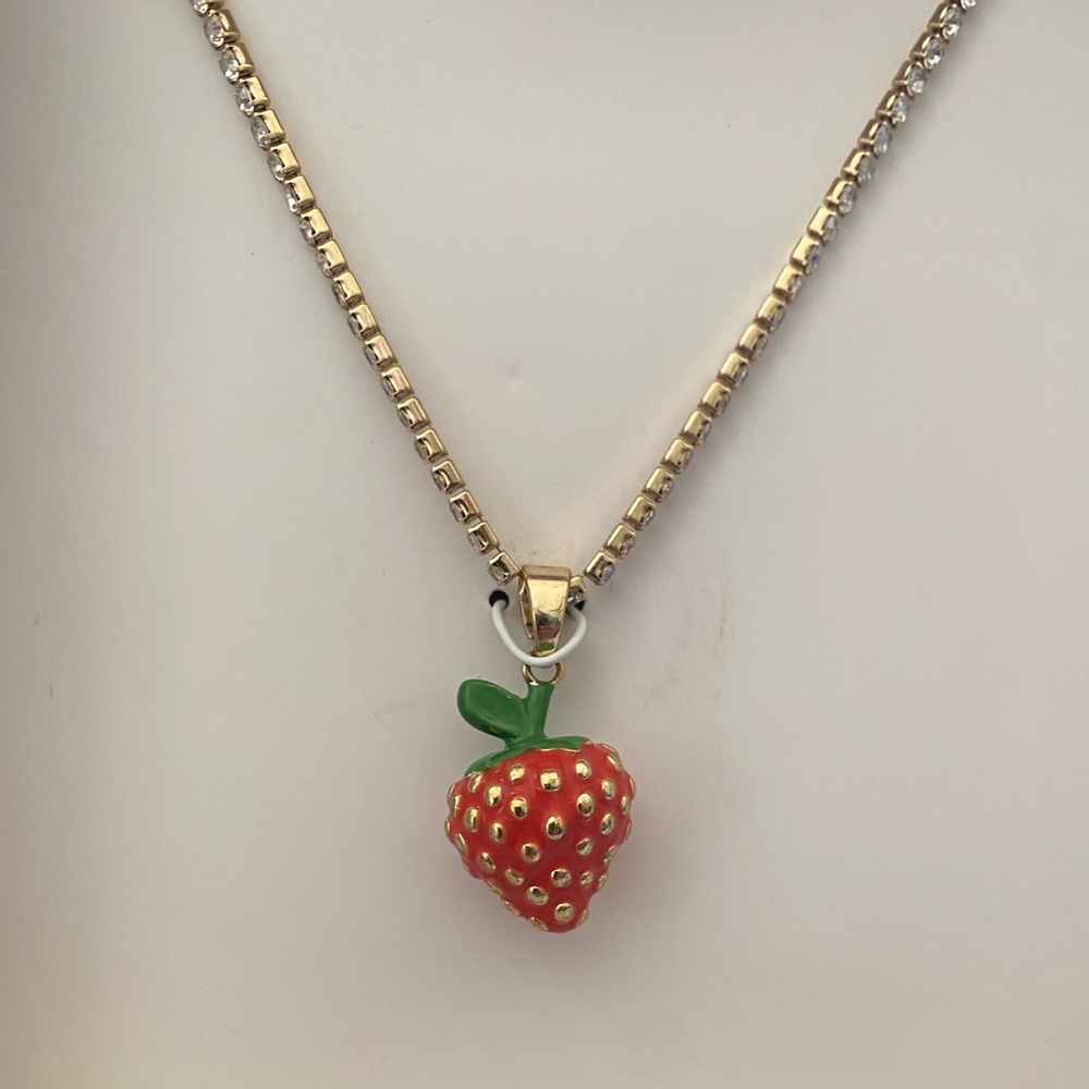NWT Strawberry Necklace